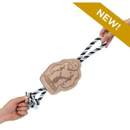 Tall Tails Natural Leather Big Foot Tug Dog Toy-Pets - Toys-Tall Tails-Appalachian Outfitters