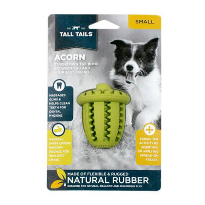 Tall Tails Natural Rubber Acorn Toy - 3"-Pets - Toys-Tall Tails-Appalachian Outfitters