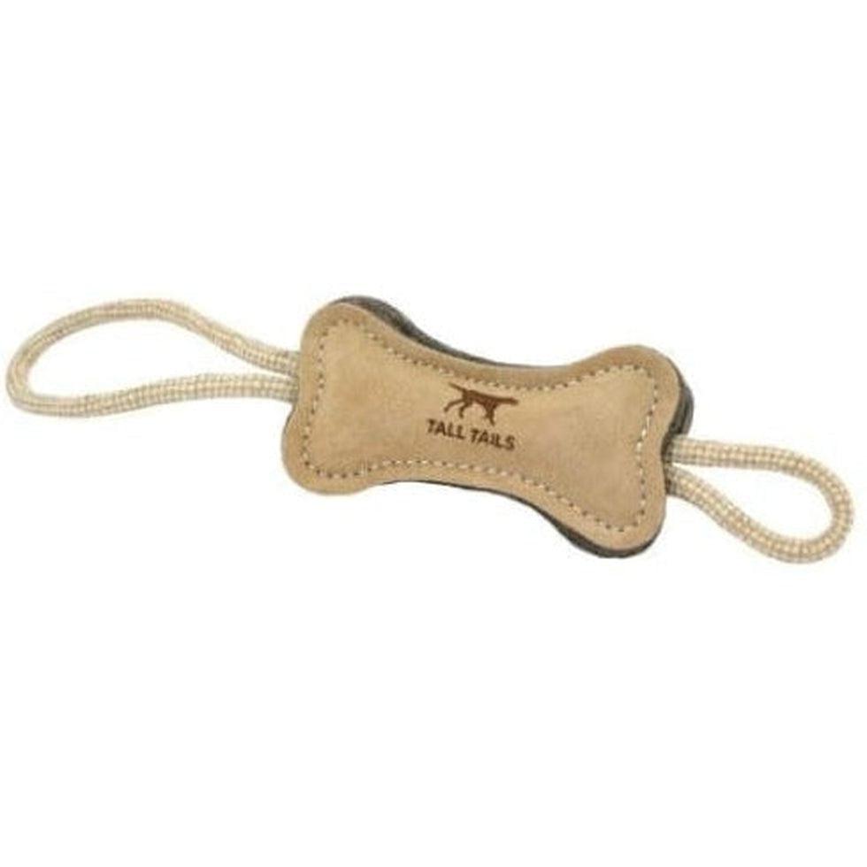 Tall Tails Natural Wool Bone Tug Toy - 16 Inch Outdoor Dogs