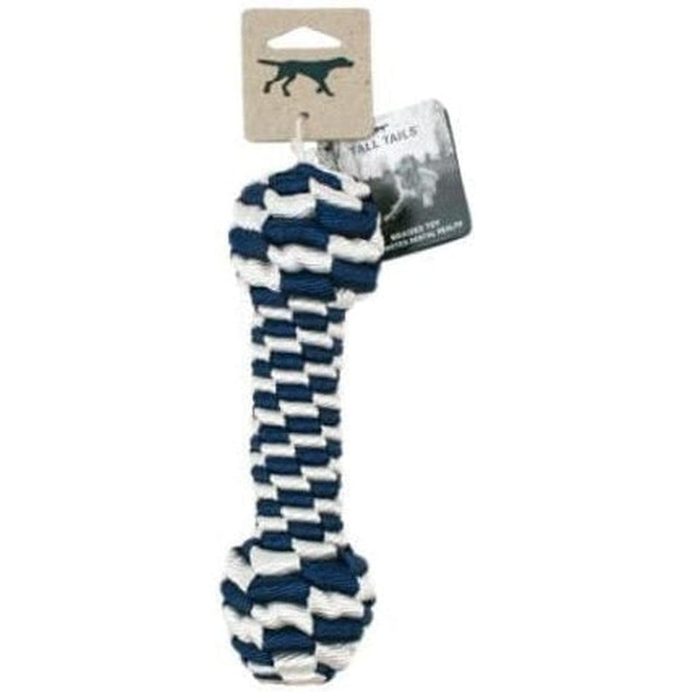 Tall Tails Navy Braided Bone Toy Outdoor Dogs