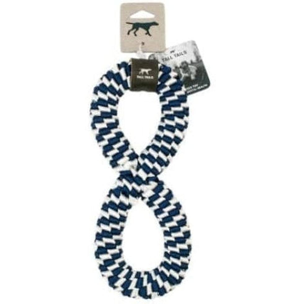 Tall Tails Navy Braider Infinity Tug Toy Outdoor Dogs