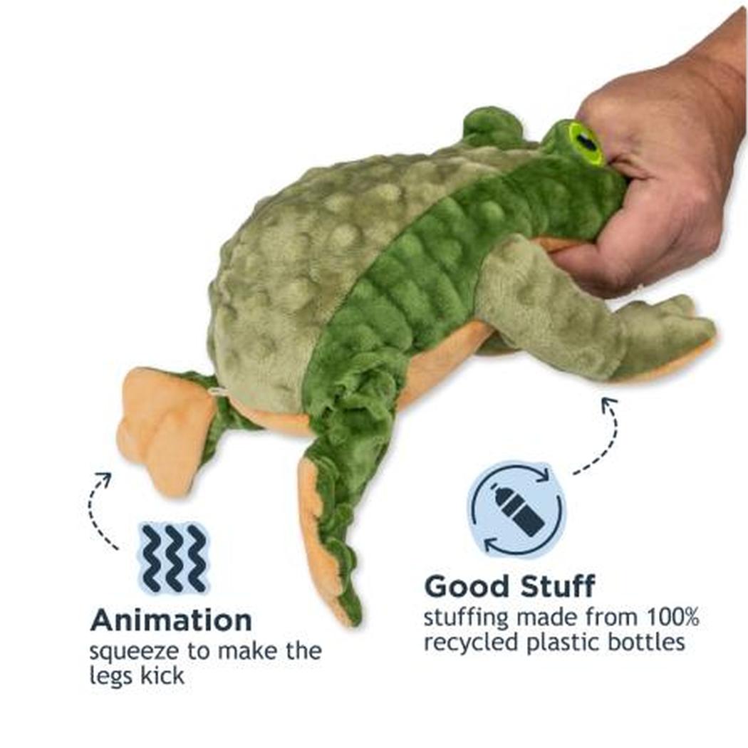 Tall Tails Plush Frog Twitchy Toy - 9"-Pets - Toys-Tall Tails-Appalachian Outfitters