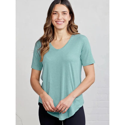 Tasc Women's Longline Tee-Women's - Clothing - Tops-Tasc-Meadowbrook Heather-S-Appalachian Outfitters