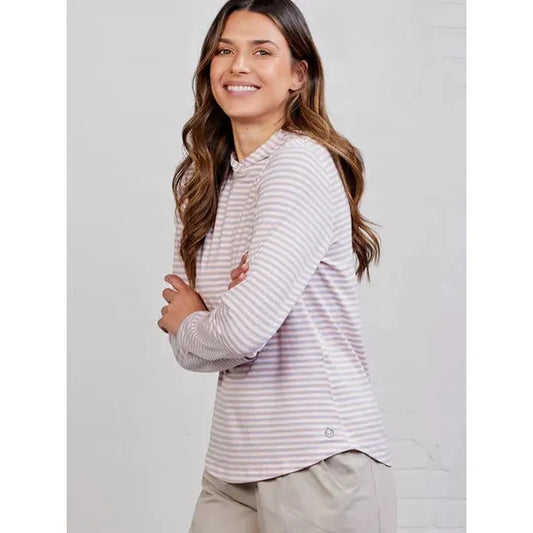 Tasc Women's Recess Hoodie - Stripe-Women's - Clothing - Tops-Tasc-Appalachian Outfitters