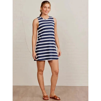 Tasc Women's Summer Tank Dress Stripe-Women's - Clothing - Dresses-Tasc-Appalachian Outfitters