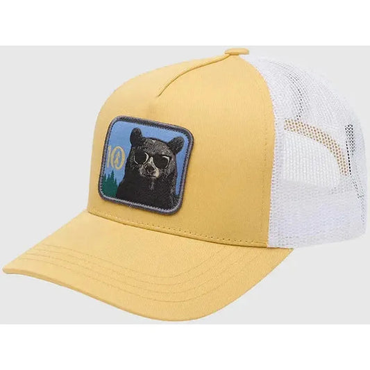 Tentree Lake Logo Altitude Hat-Accessories - Hats - Unisex-Tentree-Dusk Yellow/Bear-Appalachian Outfitters