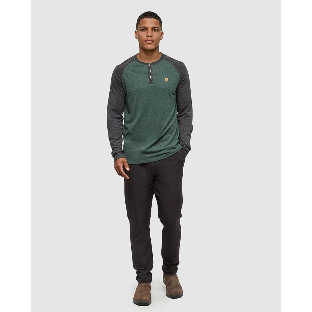 Tentree Men's Baker Henley Longsleeve-Men's - Clothing - Tops-Tentree-Appalachian Outfitters
