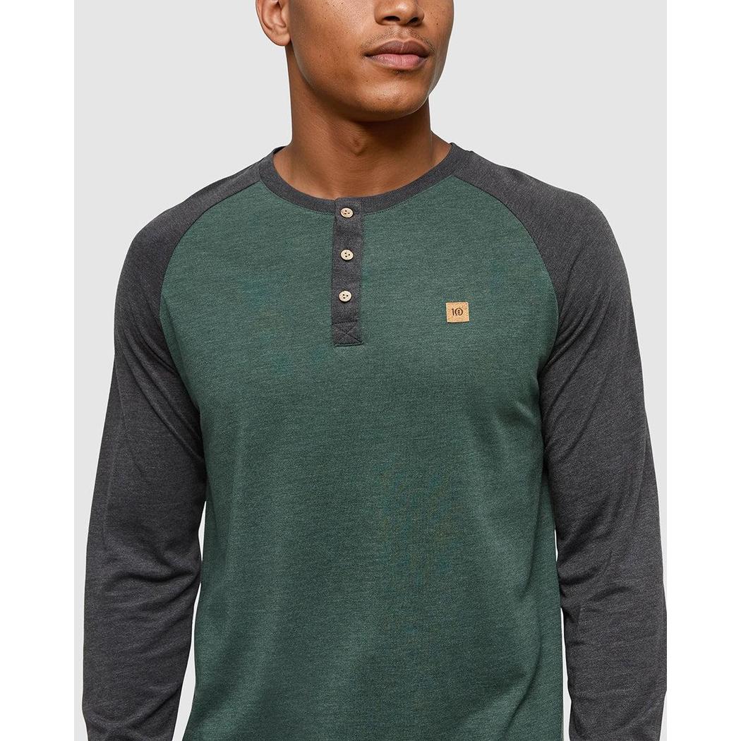 Tentree Men's Baker Henley Longsleeve-Men's - Clothing - Tops-Tentree-Appalachian Outfitters