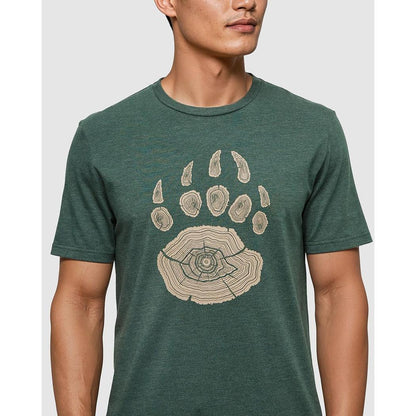 Tentree Men's Bear Claw T-Shirt-Men's - Clothing - Tops-Tentree-Appalachian Outfitters