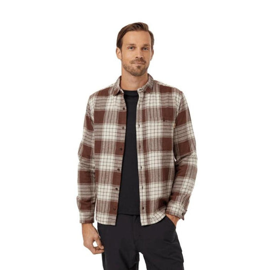 Tentree Men's Forest Flannel Shirt-Men's - Clothing - Tops-Tentree-Appalachian Outfitters