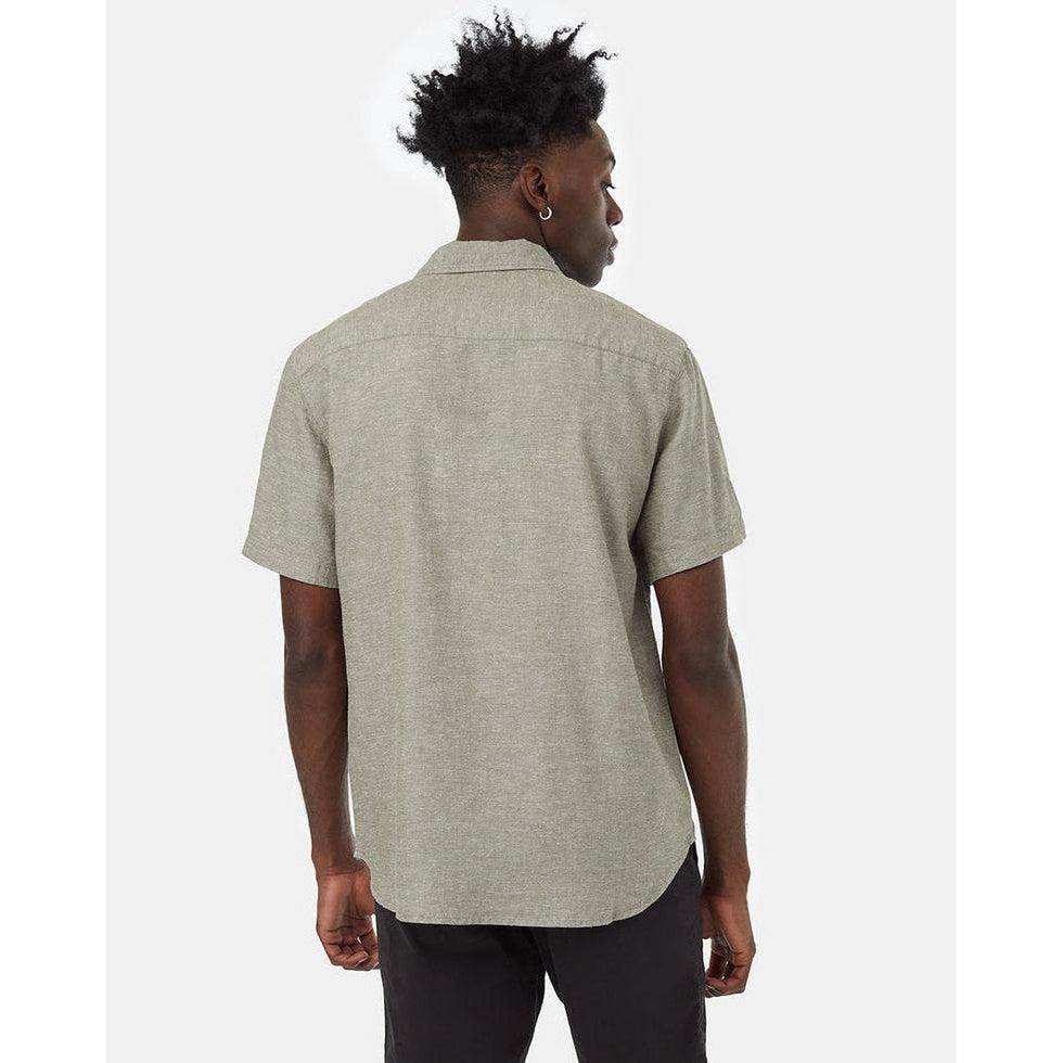 Men's Hemp Button Front Shortsleeve Shirt-Men's - Clothing - Tops-Tentree-Appalachian Outfitters