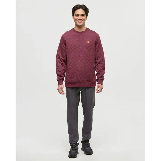 Tentree Men's Quilted Reynard Crew-Men's - Clothing - Tops-Tentree-Appalachian Outfitters