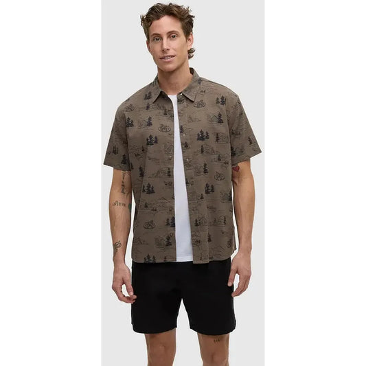 Tentree Men's Redwood Shirt-Men's - Clothing - Tops-Tentree-Timber Lake Sasquatch-S-Appalachian Outfitters