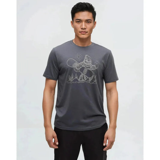 Tentree Men's Sasquatch Sends It T-Shirt-Men's - Clothing - Tops-Tentree-Appalachian Outfitters