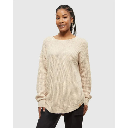Tentree Women's Broughton Sweater-Women's - Clothing - Tops-Tentree-Warm Oak Heather-S-Appalachian Outfitters