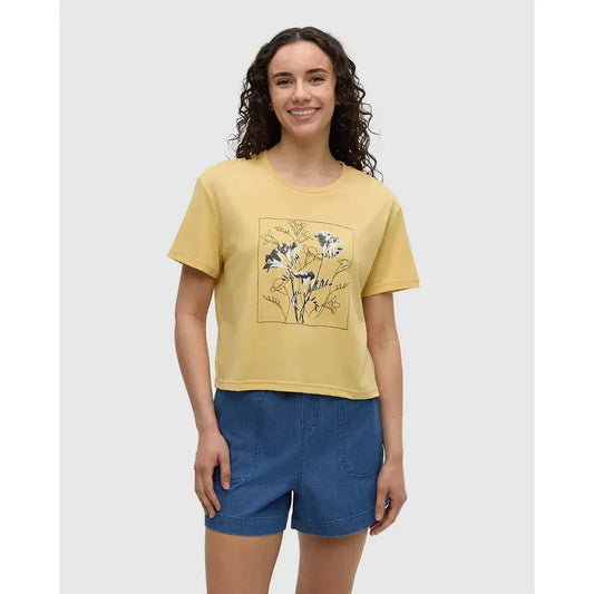 Tentree Women's Floral Crop T-Shirt-Women's - Clothing - Tops-Tentree-Appalachian Outfitters
