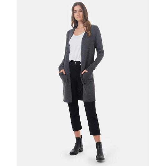 Women's Highline Wool Cardigan-Women's - Clothing - Tops-Tentree-Dark Grey Heather-S-Appalachian Outfitters
