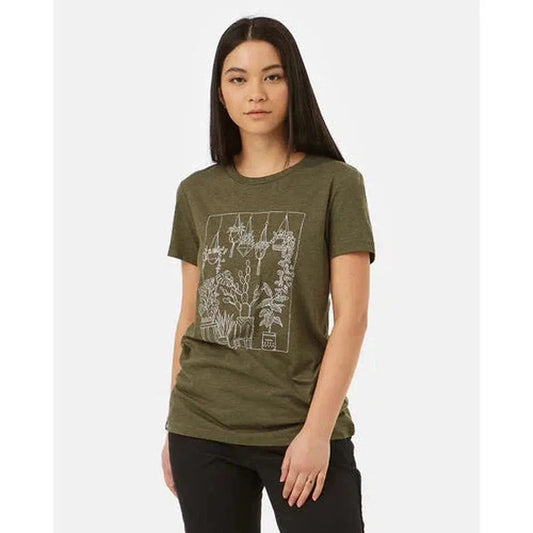 Tentree Women's Plant Club T-Shirt-Women's - Clothing - Tops-Tentree-Appalachian Outfitters