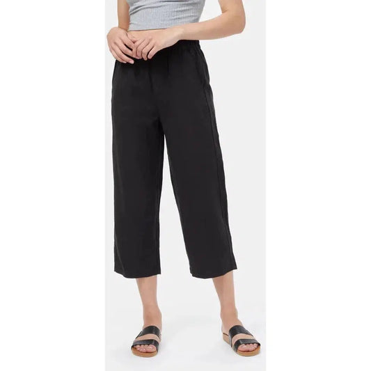Tentree Women's TreeLinen Billow Pant-Women's - Clothing - Bottoms-Tentree-Meteorite Black-XS-Appalachian Outfitters