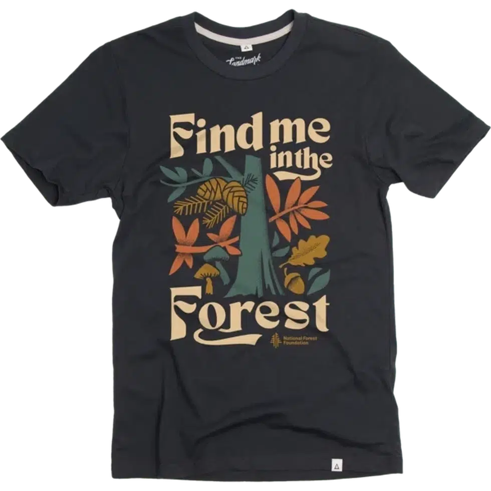 The Landmark Project Find Me in the Forest Tee-Unisex - Clothing - Tops-The Landmark Project-Deep Navy-S-Appalachian Outfitters