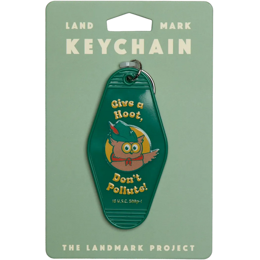 The Landmark Project Give A Hoot Keychain-Accessories - Novelty-The Landmark Project-Appalachian Outfitters