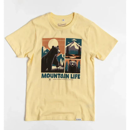 The Landmark Project Mountain Life Unisex Short Sleeve Tee-Unisex - Clothing - Tops-The Landmark Project-Mellow-XS-Appalachian Outfitters