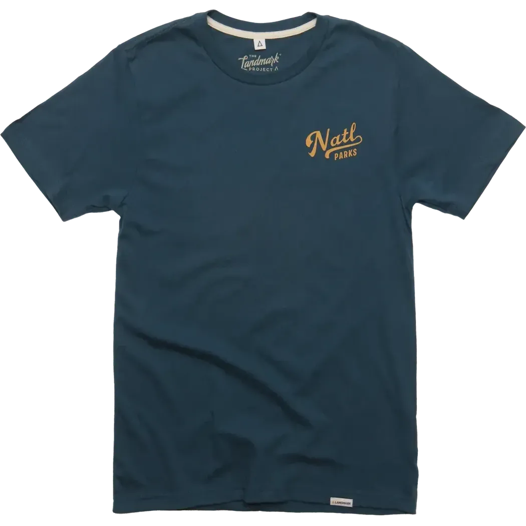 The Landmark Project National Park Emblems Unisex Short Sleeve Tee-Unisex - Clothing - Tops-The Landmark Project-Appalachian Outfitters