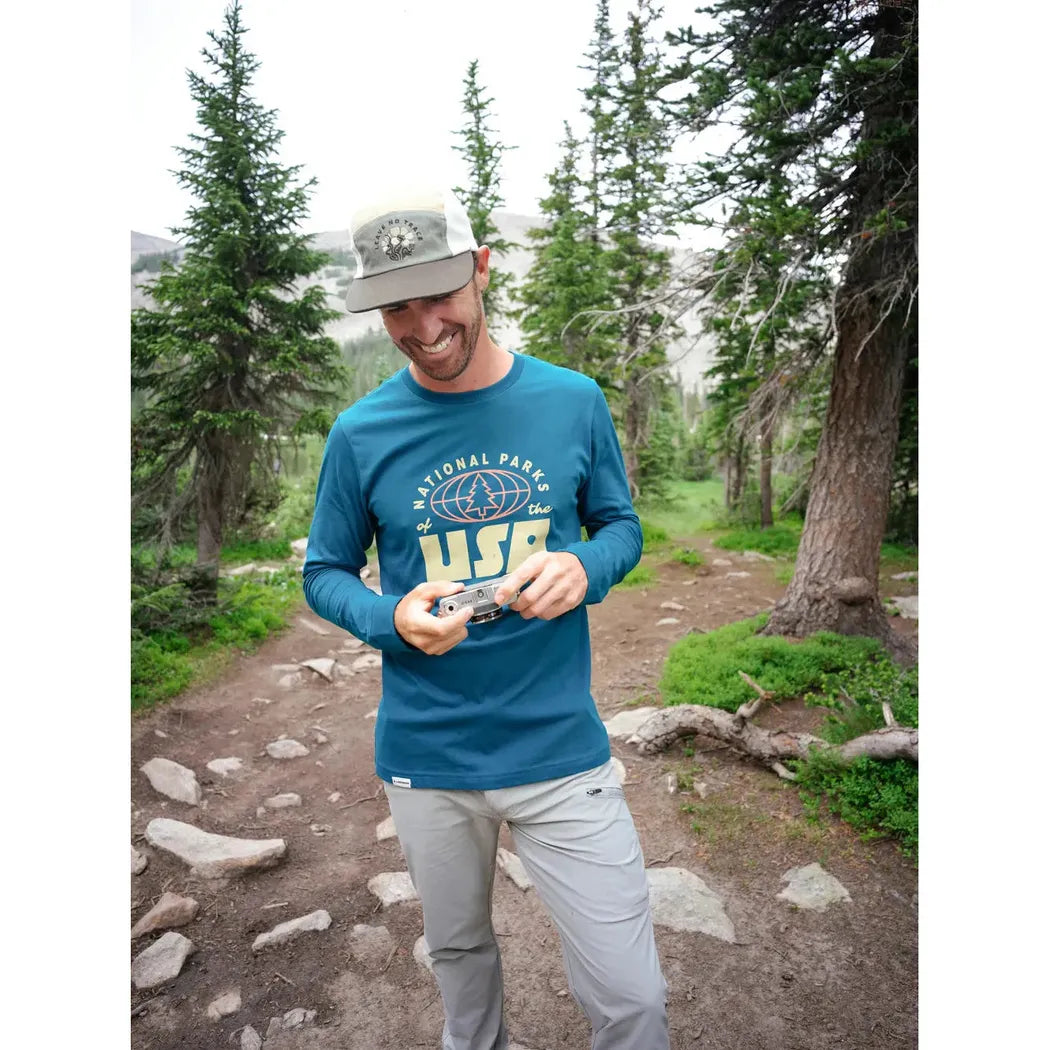 The Landmark Project Sample - National Parks of the USA Unisex Long Sleeve Tee-Unisex - Clothing - Tops-The Landmark Project-Appalachian Outfitters