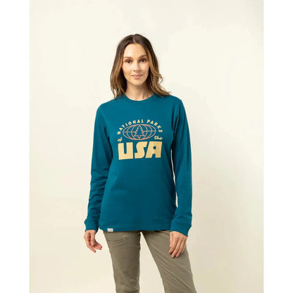 The Landmark Project Sample - National Parks of the USA Unisex Long Sleeve Tee-Unisex - Clothing - Tops-The Landmark Project-Appalachian Outfitters