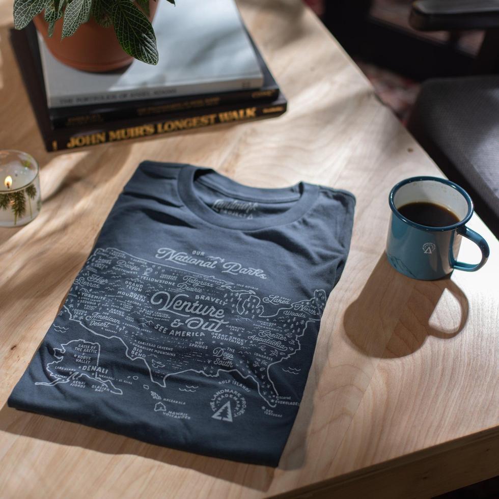 The Landmark Project-NPS Map Tee-Appalachian Outfitters