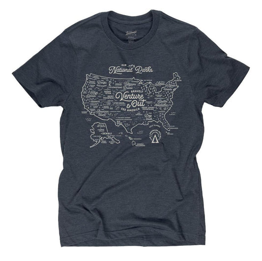 The Landmark Project-NPS Map Tee-Appalachian Outfitters