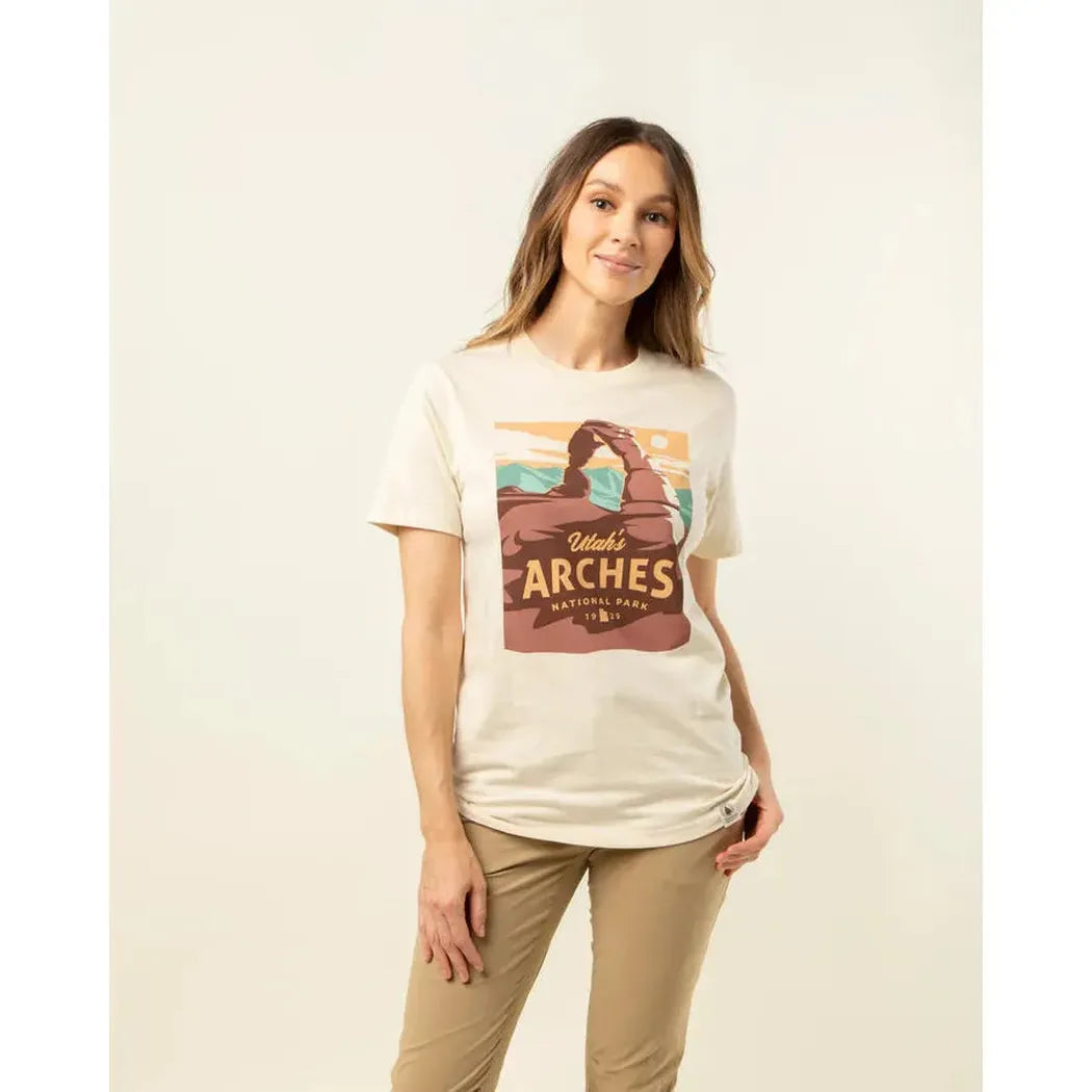 The Landmark Project Sample - Arches National Park Unisex Short Sleeve Tee-Unisex - Clothing - Tops-The Landmark Project-Appalachian Outfitters
