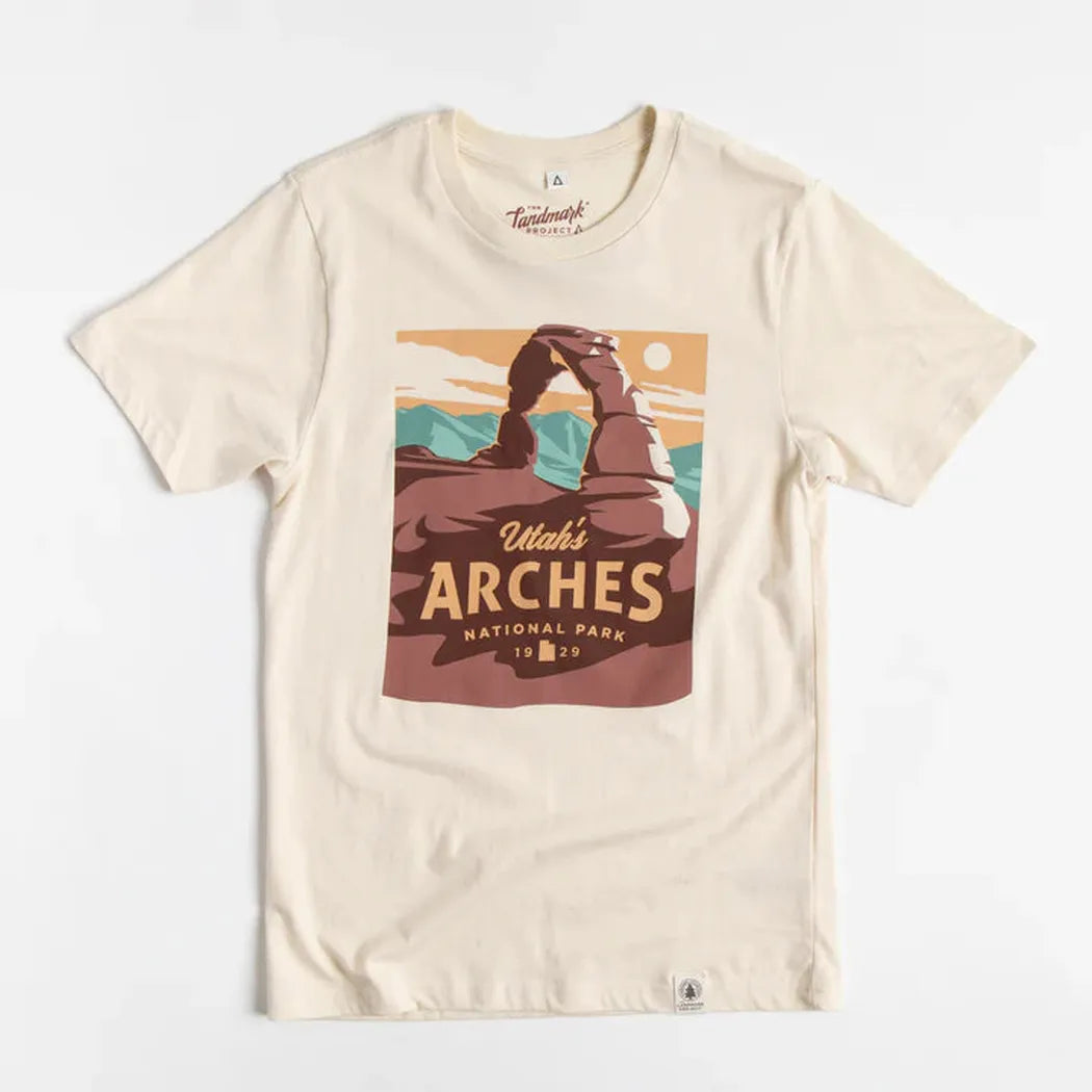 The Landmark Project Sample - Arches National Park Unisex Short Sleeve Tee-Unisex - Clothing - Tops-The Landmark Project-Appalachian Outfitters