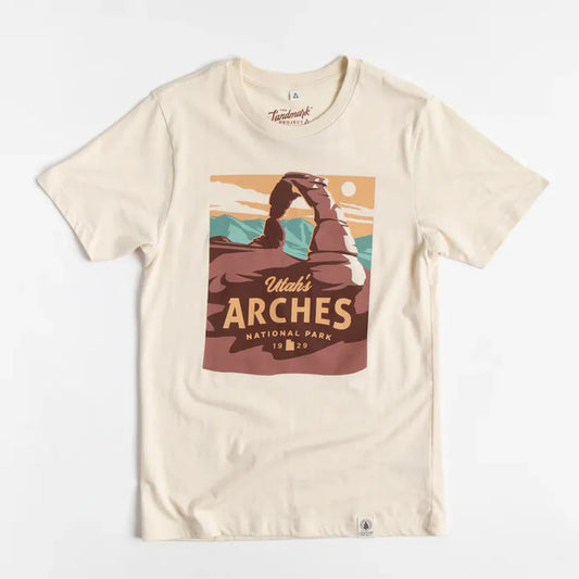The Landmark Project Sample - Arches National Park Unisex Short Sleeve Tee-Unisex - Clothing - Tops-The Landmark Project-Appalachian Outfitters