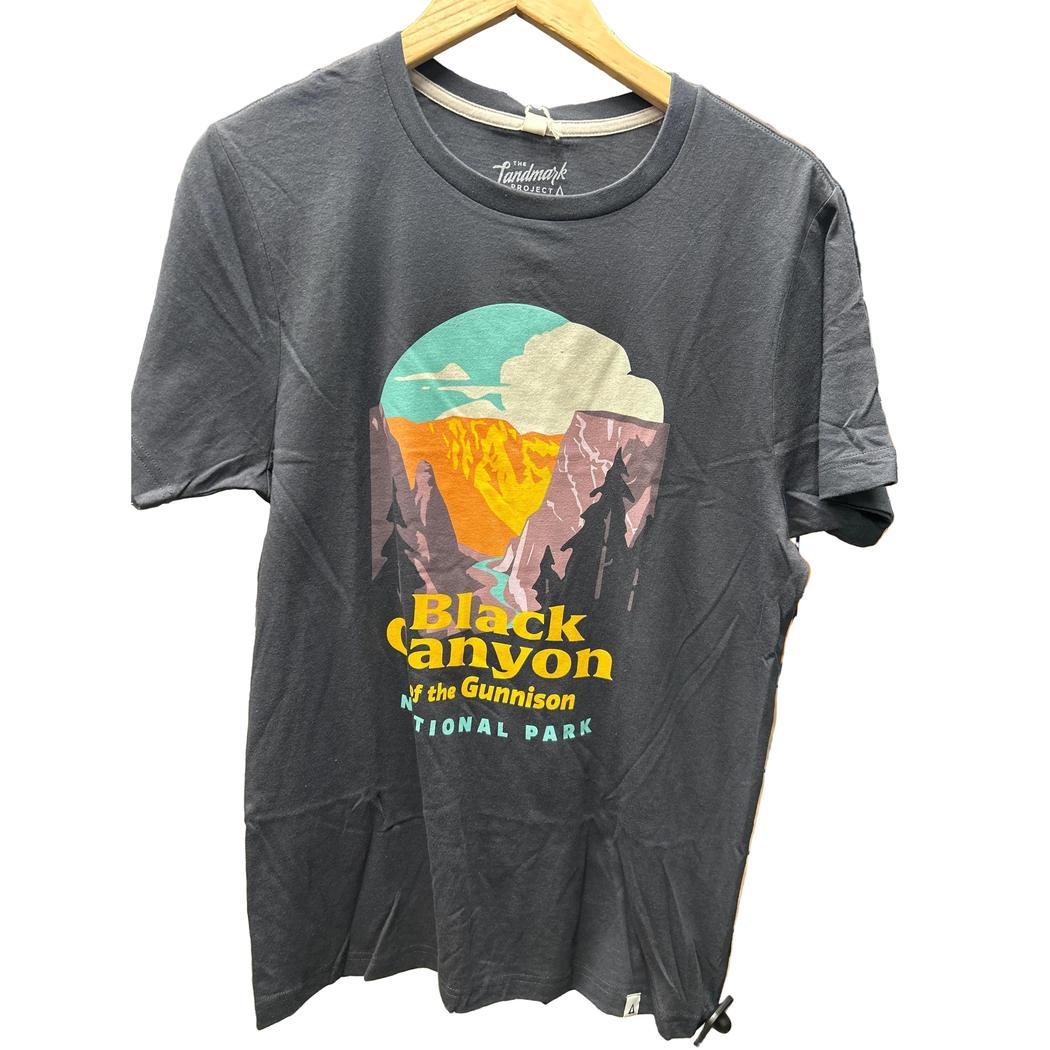 The Landmark Project Sample - Black Canyon of the Gunnison National Park Unisex Short Sleeve Tee-Unisex - Clothing - Tops-The Landmark Project-Appalachian Outfitters
