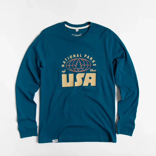 The Landmark Project Sample - National Parks of the USA Unisex Long Sleeve Tee-Unisex - Clothing - Tops-The Landmark Project-Appalachian Outfitters