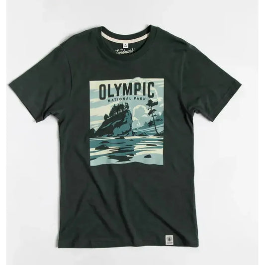 The Landmark Project Sample - Olympic National Park Unisex Short Sleeve Tee-Unisex - Clothing - Tops-The Landmark Project-Appalachian Outfitters