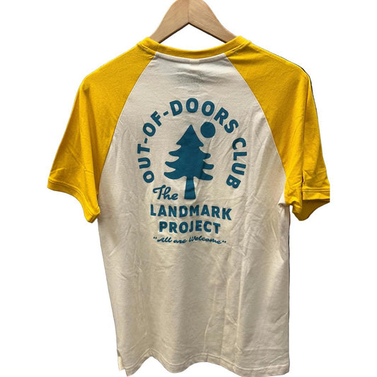 The Landmark Project Sample - Out-of-Doors Club Unisex Short Sleeve Raglan Ringer Pocket Tee-Unisex - Clothing - Tops-The Landmark Project-Appalachian Outfitters