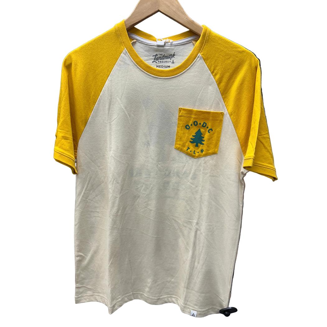 The Landmark Project Sample - Out-of-Doors Club Unisex Short Sleeve Raglan Ringer Pocket Tee-Unisex - Clothing - Tops-The Landmark Project-Appalachian Outfitters