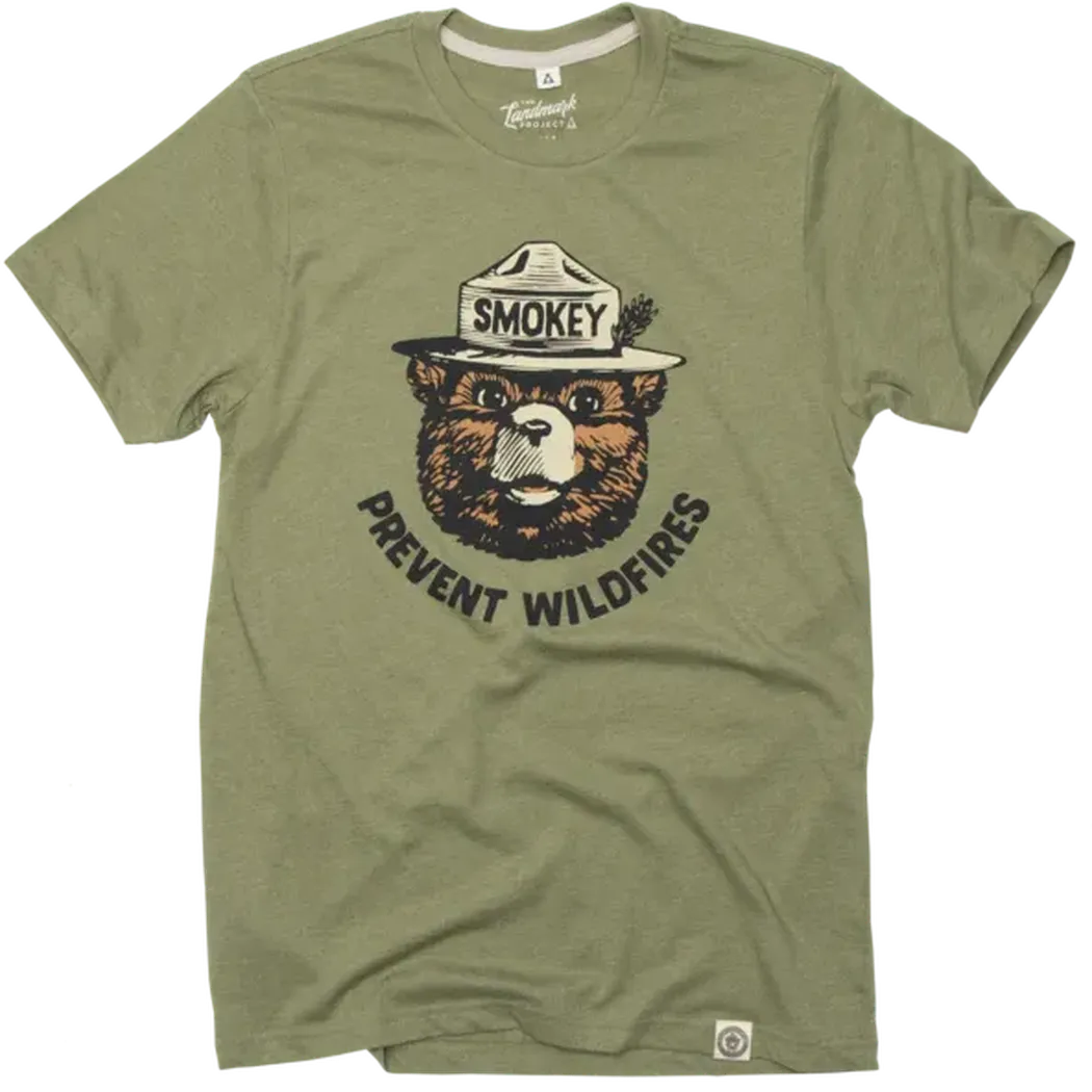 The Landmark Project Smokey Retro Unisex Short Sleeve Tee-Unisex - Clothing - Tops-The Landmark Project-Cactus-XS-Appalachian Outfitters