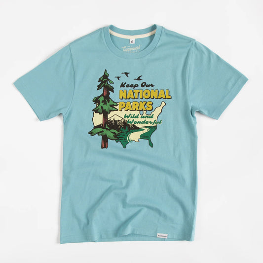 The Landmark Project Wild and Wonderful Unisex Short Sleeve Tee-Unisex - Clothing - Tops-The Landmark Project-Glacier Blue-XS-Appalachian Outfitters