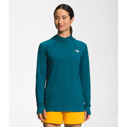 Women's Class V Water Hoodie-Women's - Clothing - Tops-The North Face-Blue Coral-S-Appalachian Outfitters