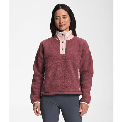 Women's Cragmont Fleece 1/4 Snap-Women's - Clothing - Tops-The North Face-Wild Ginger/Evening Sand Pink-S-Appalachian Outfitters