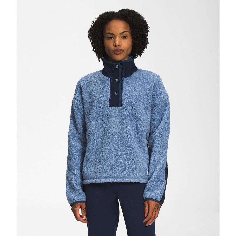 Women's Cragmont Fleece 1/4 Snap-Women's - Clothing - Tops-The North Face-Folk Blue/Summit Blue/Shady Blue-S-Appalachian Outfitters