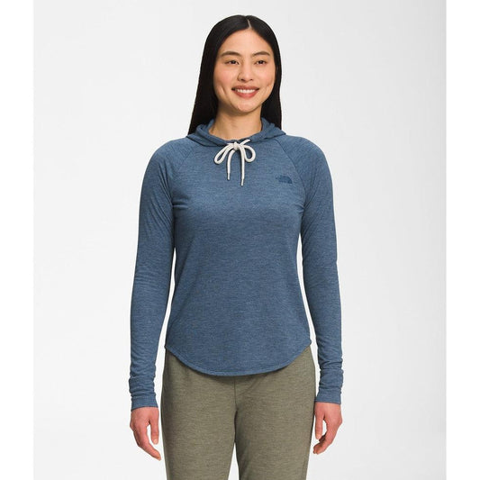 Women's Westbrae Knit Hoodie-Women's - Clothing - Tops-The North Face-Shady Blue Heather-S-Appalachian Outfitters