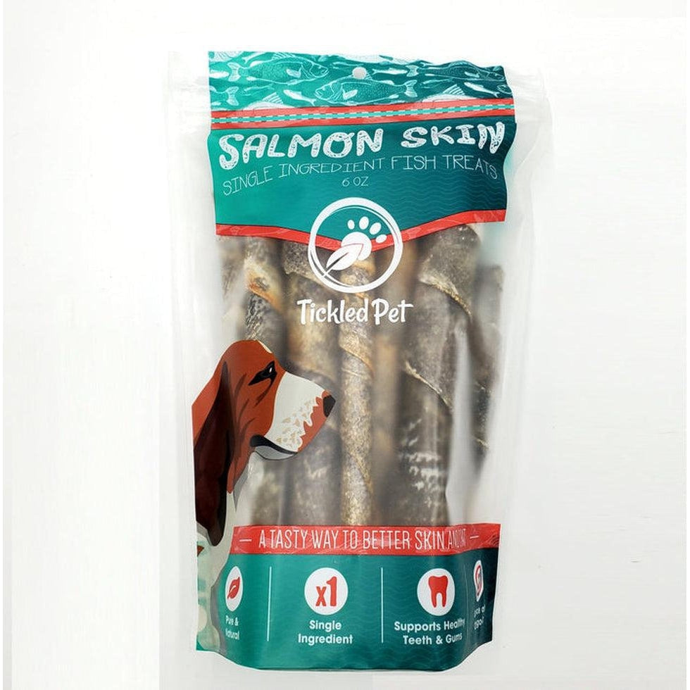 Salmon Skin Rolls 6oz-Pets - Treats-Tickled Pet-Each-Appalachian Outfitters