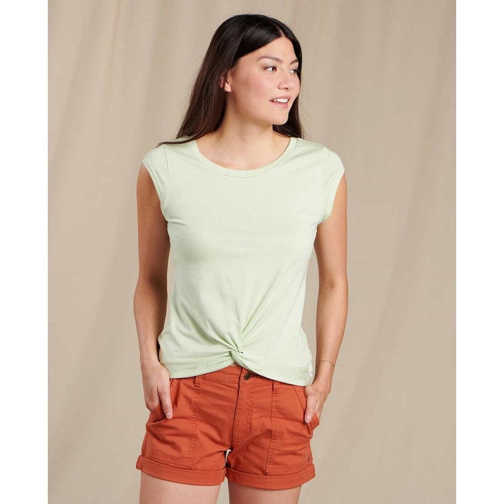 Anza Short Sleeve Shirt-Women's - Clothing - Tops-Toad & Co-Elderflower-S-Appalachian Outfitters