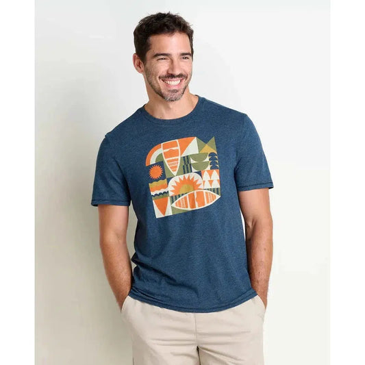 Toad & Co Men's Boundless Jersey Short Sleeve Crew-Men's - Clothing - Tops-Toad & Co-Midnight-M-Appalachian Outfitters