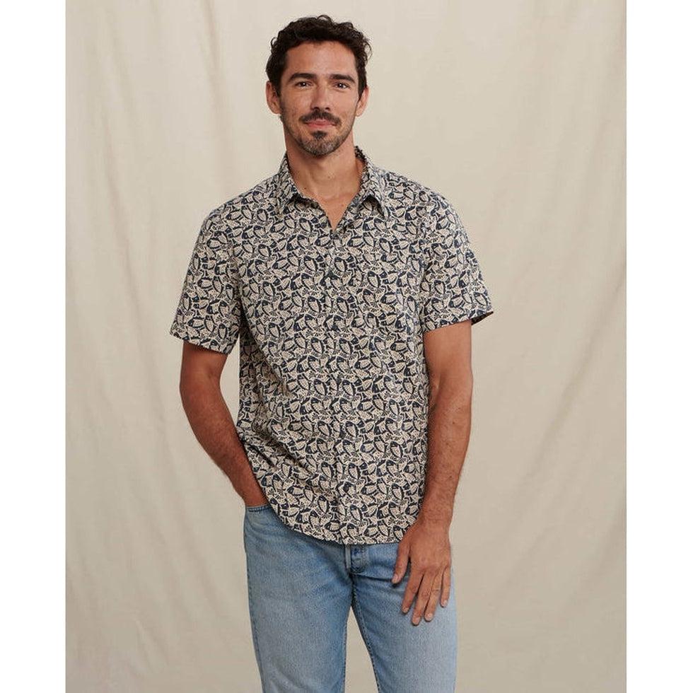 Men's Fletch Short-Sleeve Shirt-Men's - Clothing - Tops-Toad & Co-Midnight Fish Print-M-Appalachian Outfitters