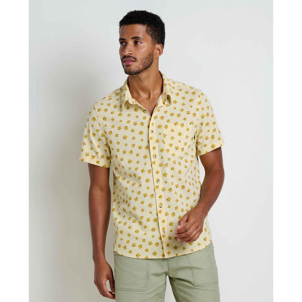 Toad & Co Men's Fletcher Short Sleeve Shirt-Men's - Clothing - Tops-Toad & Co-Barley Pattern-M-Appalachian Outfitters